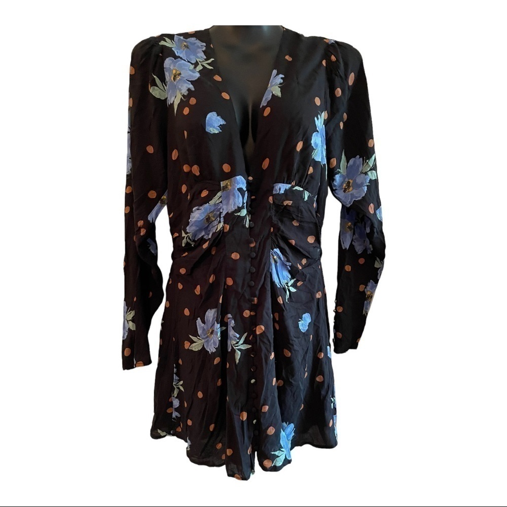 Free People Date Night Mini Dress navy - Picture 3 of 12